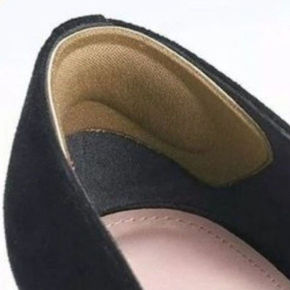 Premium Self-Adhesive Heel Cushion Inserts for Loose Shoes – Beige 4 Pair
